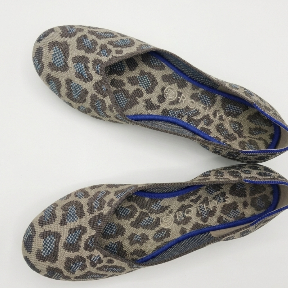 Rothy's‎ Cheetah Leopard Flats Women's Shoes Euc Size 9